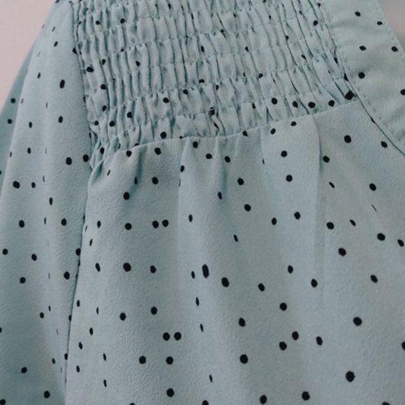 Croft & Barrow Polka Dot blouse size PS - Picture 5 of 10